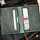 Green leather passport cover with card slots, Passport cover, Krasnodar,  Фото №1