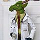 Дракон Dr.Drago.Войлочная интерьерная игрушка. Войлочная игрушка. Svetlana Vlasova felting. Ярмарка Мастеров.  Фото №4