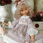 Зося, коллекционная полностью текстильная куколка