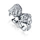 Заказать Серебряное кольцо на два пальца ПОЦЕЛУЙ с матовой отделкой. THING JEWELRY. Ярмарка Мастеров. . Кольца Фото №3