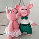 Sweet couple-the bride and groom. Symbol 2019. Stuffed Toys. ToysAndToys. Online shopping on My Livemaster.  Фото №2