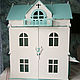 Кукольный дом для Барби  "Лена" бирюзовый. Doll houses. ArtDomiki (Elena Lashina). Интернет-магазин Ярмарка Мастеров.  Фото №2