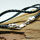 Order Leather choker 'Wolves' 4 mm. Urbanstyle. Livemaster. . Chokers Фото №3