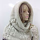 Вязаный комплект "white Alpaca"-АЛЬПАКА. Комплекты головных уборов. Nataliy Sh-knitting. Ярмарка Мастеров.  Фото №6