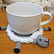 Order ARIES STAND under hot/mug/Cup. Gala Devi (crochet design). Livemaster. . Hot stand Фото №3