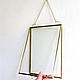 Frame for a herbarium. Brass hanging herbarium. Photo frames. Glass Flowers. My Livemaster. Фото №6