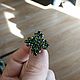 Order Flower ring with Chromdiopside. Creative jewelry. Livemaster. . Rings Фото №3