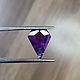 2.71 Ct., Чистый прозрачный Аметист из Африки моя ручная огранка. Кабошоны. Дмитрий Данилов КАБОШОНЫ  Freakenfru. Ярмарка Мастеров.  Фото №4