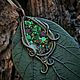 Кулон «Эльфийский листочек». Кулон. Nata Forest • Ловцы снов • Украшения • Шкатулки. Интернет-магазин Ярмарка Мастеров.  Фото №2
