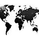 Order World map of Wall Decoration Black 130x78. mybestbox (Mybestbox). Livemaster. . World maps Фото №3