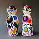 Interior composition Wooden figurines Kandinsky -Malevich. Figurines. color of magic. My Livemaster. Фото №6