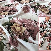 Материалы для творчества handmade. Livemaster - original item Fabric: CAMBRIC Silk WITH VISCOSE - ITALY. Handmade.