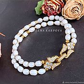 Украшения handmade. Livemaster - original item Bracelet. natural pearls. Handmade.