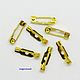 1 piece 15mm Base for brooch gold Japan, Accessories for jewelry, Chelyabinsk,  Фото №1
