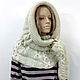 Заказать Вязаный комплект "white Alpaca"-АЛЬПАКА. Nataliy Sh-knitting. Ярмарка Мастеров. . Комплекты головных уборов Фото №3