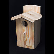 Дача и сад handmade. Livemaster - original item Wooden birdhouse for the birds 