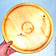 A wooden plate is a dish made of cedar wood. 34 cm.T3. Plates. ART OF SIBERIA. My Livemaster. Фото №4