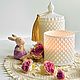Свеча с ароматом «Манго и кокосовое молоко». Арома сувениры. Gluri Candles. Интернет-магазин Ярмарка Мастеров.  Фото №2