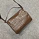 Crossbody bag made of genuine soft crocodile leather. Crossbody bag. SHOES&BAGS. Online shopping on My Livemaster.  Фото №2