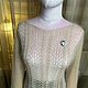 Свитер паутинка из мохера. Свитеры. Knitwork_room (Вязаные вещи в наличии и под заказ). Ярмарка Мастеров.  Фото №4