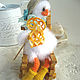 Gavryusha gosling with a butterfly net. Stuffed Toys. Knitted cozy. My Livemaster. Фото №5