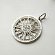  ' The sun' from 925 sterling silver (P8), Pendant, Chelyabinsk,  Фото №1