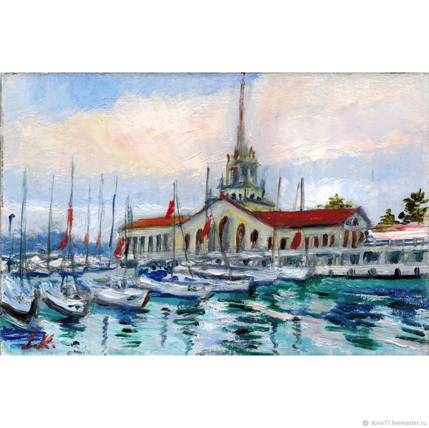 Рисунок морпорт сочи