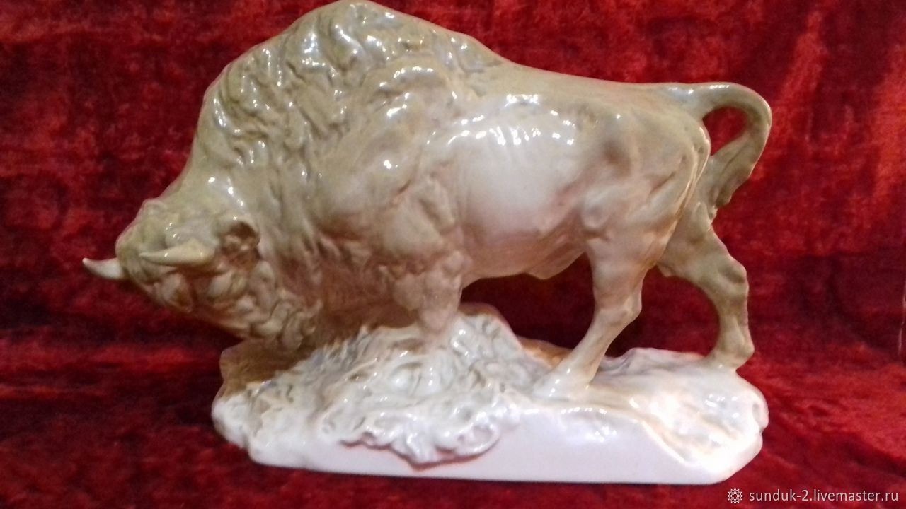 Зубр керамика. Зубр керамика. Зубр керамика. Статуэтка зубробизон вербилки. Зубр керамика.