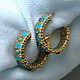 Винтаж: Ожерелье позолота винтаж 1928 Jewelry Символ лета бирюзовый цвет. Колье винтажные. Винтажные сокровища. Ярмарка Мастеров.  Фото №6