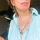 Колье из горного хрусталя с шипами и  с сердцем. Колье. Dinslava. Ярмарка Мастеров.  Фото №6