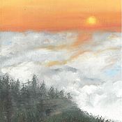 Картины: маслом триптих Букеты весенних цветов 14х40 см. оргалит