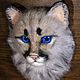 Order Brooch, pendant: big cats, cougar and tiger. zverki (zverki). Livemaster. . Brooches Фото №3
