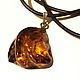 Order Copy of Amber pendant a Wonderful natural stone amber, honey. BalticAmberJewelryRu Tatyana. Livemaster. . Pendant Фото №3