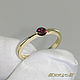 Ring 'Light style' gold 585 (yellow), rhodolite. VIDEO, Rings, St. Petersburg,  Фото №1