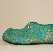 Обувь ручной работы handmade. Livemaster - original item Women`s felted Slippers color Therapy. Handmade.