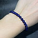 Order Bracelet natural blue lapis lazuli. naturalkavni. Livemaster. . Bead bracelet Фото №3