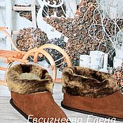 Обувь ручной работы handmade. Livemaster - original item Ugg boots: Chuni made of natural sheepskin. Handmade.