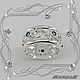 Order Ring from the series 'Wedding rings-EXCLUSIVE' silver, Topaz. VIDEO. MaksimJewelryStudio. Livemaster. . Rings Фото №3