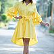 Bright, Ruffled Shirt Dress - DR0168CT. Dresses. EUG fashion. Online shopping on My Livemaster.  Фото №2