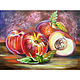 Painting still life peaches 'Sweet happiness', Pictures, Rostov-on-Don,  Фото №1