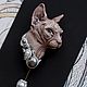 Order Brooch needle: ' Sphinx ' modern, cat. House Of The Moon Dew. Livemaster. . Stick pin Фото №3