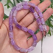 Работы для детей, handmade. Livemaster - original item Lavender Amethyst Natural Beads. Handmade.