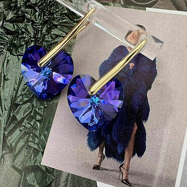 Винтаж ручной работы. Ярмарка Мастеров - ручная работа Винтаж: Электрик. Кристаллы Swarovski (Австрия, не реплика), позолота. Handmade.
