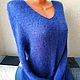 Pullover 'Hera' made of mohair on silk. Pullover Sweaters. hand knitting from Galina Akhmedova. My Livemaster. Фото №5