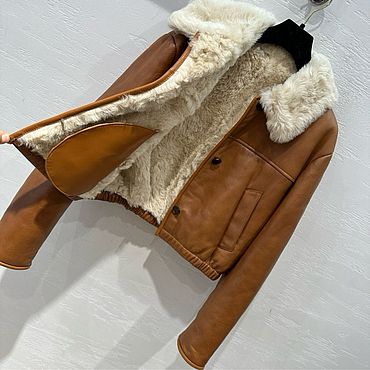 Одежда женская ручной работы. Ярмарка Мастеров - ручная работа Дублёнка из овчины. Handmade.