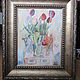 Order Oil painting 'the March of the tulips'. Ceramics and painting (kypasyatina). Livemaster. . Pictures Фото №3