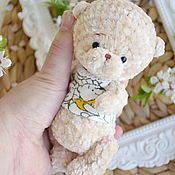 Куклы и игрушки handmade. Livemaster - original item Teddy bear knitted baby. Handmade.