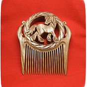 Сувениры и подарки handmade. Livemaster - original item HORSE hair comb. Handmade.