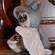 РЕЗЕРВ  Сова нежная, умная и ооооочень манерная. Войлочная игрушка. BLACKBERRY'S BEARS. Ярмарка Мастеров.  Фото №6