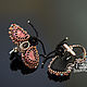 butterfly. The brooch and cufflinks. Cuff Links. N_Belokon_jewelry. My Livemaster. Фото №5